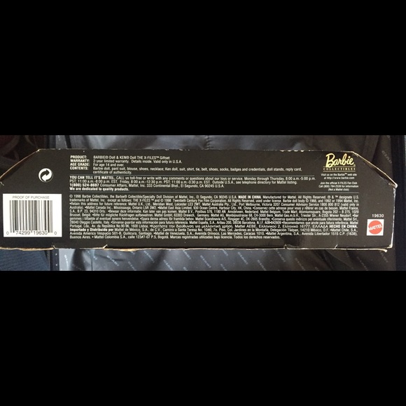 Barbie X-Files Collectors set - Picture 4 of 5